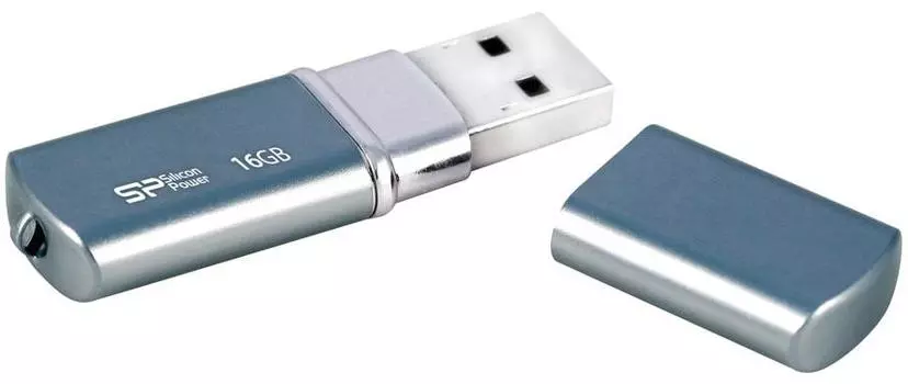 USB-накопитель Silicon Power Luxmini 720 16GB SP016GBUF2720V1D (Deep Blue)