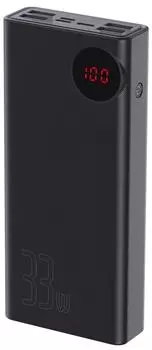 Внешний аккумулятор Baseus Mulight Quick Charge Power Bank 30000mAh PPMY-01 (Black)