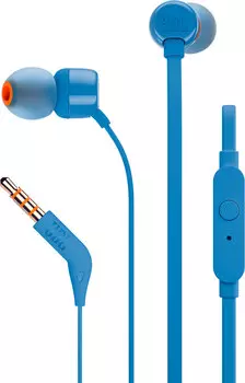 Внутриканальная гарнитура JBL T110 (Blue)