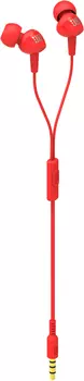 Внутриканальные наушники с микрофоном JBL C100SI JBLC100SIURED (Red)