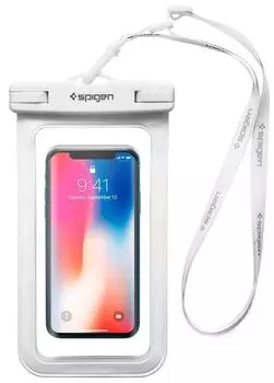 Водонепроницаемый универсальный чехол Spigen Velo A600 Waterproof 000EM23353 (White)