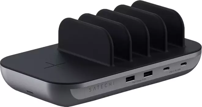 Зарядная станция Satechi Dock5 ST-WCS5PM-EU (Space Grey)