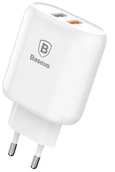 Зарядное устройство Baseus Bojure Series Dual-USB (White)