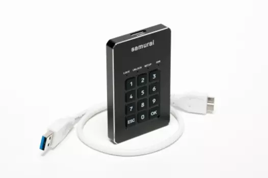 Защищенный внешний диск Samurai GuardDo SSD 480 Gb (Black)