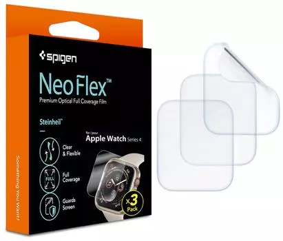 Защитная пленка Spigen Neo Flex (062FL25574) для Apple Watch series SE/6/4 44mm (Clear)
