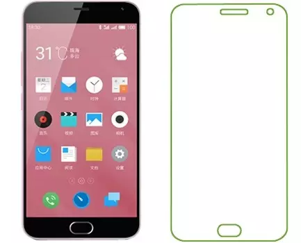 Защитное стекло Ainy AF-Mc259 для Meizu M2 Note (Transparent)