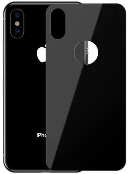 Защитное стекло Baseus Full Coverage Tempered Glass Rear Protector (SGAPIPH65-BM01) для iPhone Xs Max (Black)