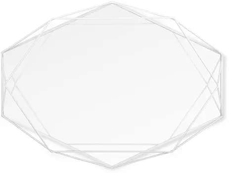 Зеркало декоративное Umbra Prisma белое