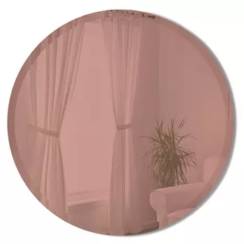 Зеркало настенное Umbra Hub D61 см медь