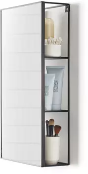 Зеркало-органайзер Umbra Cubiko чёрное