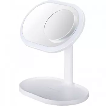 Зеркало-светильник Momax Q.Led QL3 с беспроводной зарядкой и Bluetooth-динамиком (White)