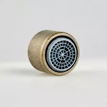 Аэратор для смесителя, силикон, M22, корпусный, внутренняя резьба, состаренная медь, IDDIS, 996S22S2SMAC