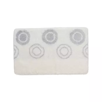 Коврик для ванной комнаты, 50*80 см, акрил, Chequers, white, IDDIS, 432A580I12