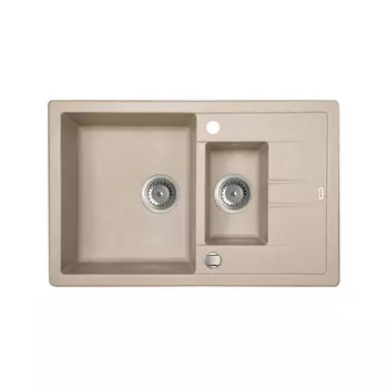 Мойка Granucryl 1 1/2 чаши, 780x500, IDDIS Vane G V18P785i87, песок