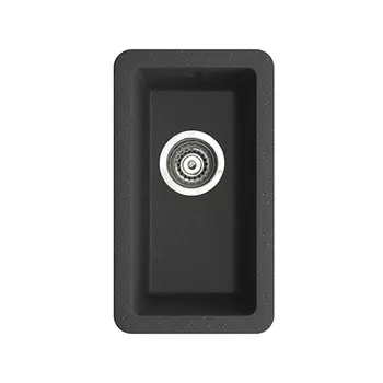 Мойка Granucryl для подстольного монтажа, цвет черный, Tanto, IDDIS, TU1B261i87