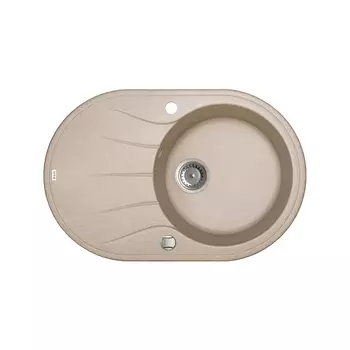 Мойка, granucryl, песок, 770*500, Kitchen G, IDDIS, K13P771i87