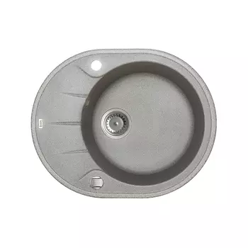 Мойка, granucryl, серая, 620*500, Kitchen G, IDDIS, K07G621i87