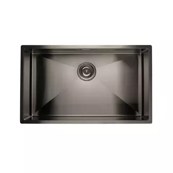 Мойка, нерж. сталь, универсального монтажа, графит, 740*440, Edifice, IDDIS, EDI74G0i77
