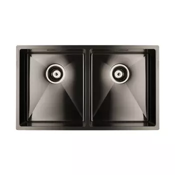 Мойка, нерж.сталь, универсального монтажа, графит, 745*440, Edifice, IDDIS, EDI75G2i77