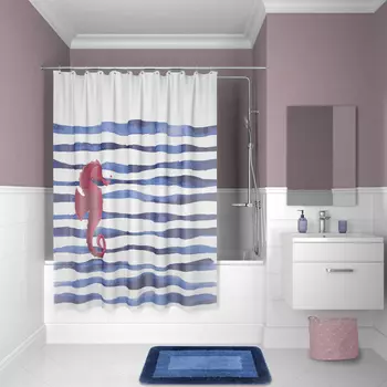 Штора для ванной комнаты, 180*180см, PEVA, P11PV11i11, IDDIS