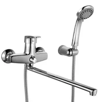 Смеситель для ванны с длинным изливом с керамическим дивертором, Sicily, IDDIS, SICSBL2i10