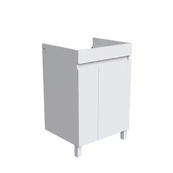 Тумба напольная для стиральной машины с дверцами, 120 см, белая, Optima Home, IDDIS, OPH120Di95
