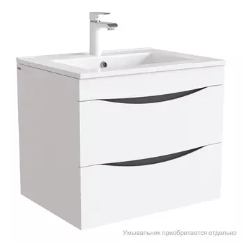 Тумба подвесная, белая, 60 см, Cloud, IDDIS, CLO60W0i95. Подходит умывальник: 0136000i28