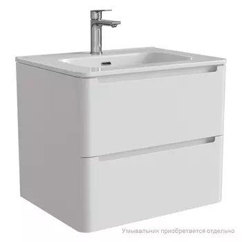 Тумба подвесная, белый, 60 см, Edifice, IDDIS, EDI60W0i95. Подходит умывальник 0106000i28