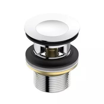 Выпуск для умывальника с переливом, хром, Optima Home, IDDIS, 001SB01i88