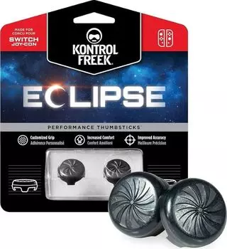 2 средние на стики KontrolFreek Eclipse для Nintendo Switch (черные)