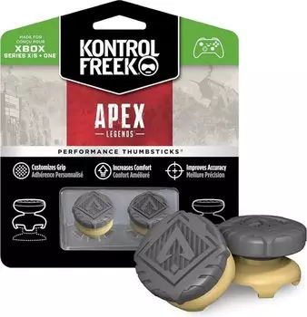 2 высокие накладки на стики KontrolFreek Apex Legends для геймпада Microsoft XBOX One/Series (серые)