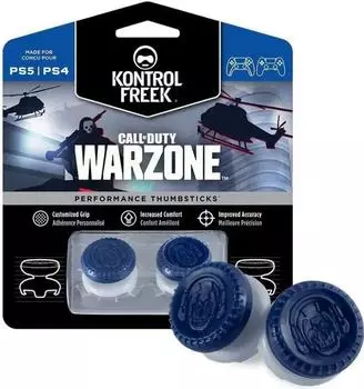 2 высокие накладки на стики KontrolFreek Call of Duty: Warzone для геймпада PS4/PS5 (сиреневые)