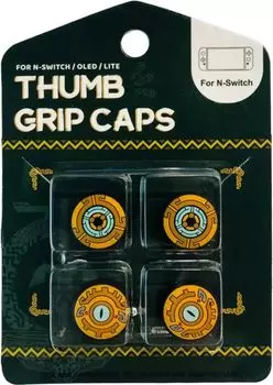 4 накладки на стики для Nintendo Switch Thumb Grip Caps Zelda (GNO-855)