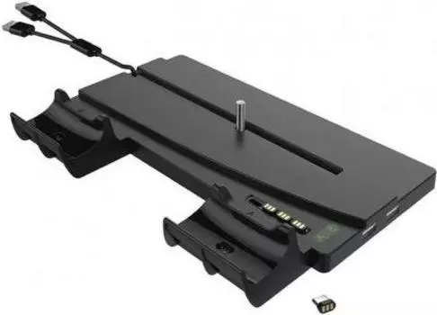 Cтенд (подставка) OIVO для PS5/PS5 DE с зарядной станцией для 2-х геймпадов (чёрный) IV-P5238