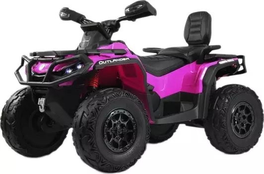Детский электроквадроцикл RiverToys BRP Can-Am Outlander (Y888YY) розовый