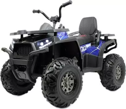 Детский электроквадроцикл RiverToys H999HH синий Spider