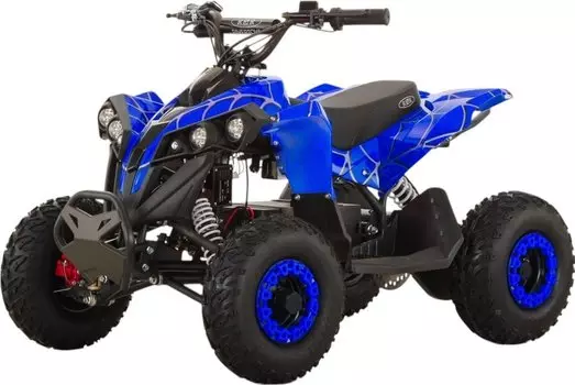 Детский электроквадроцикл RiverToys (MARK) (синий Spider)