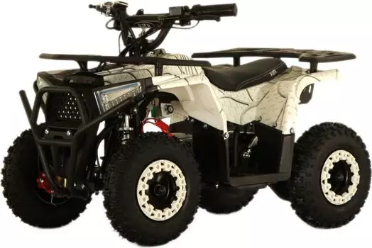 Детский электроквадроцикл RiverToys MIKA белый Spider