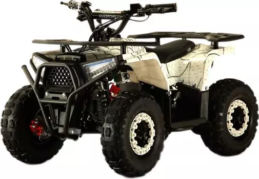 Детский электроквадроцикл RiverToys MIKA LUX белый Spider