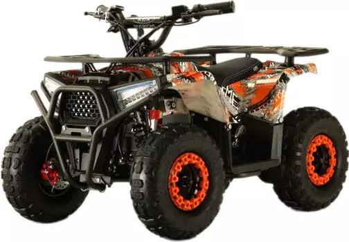 Детский электроквадроцикл RiverToys MIKA LUX оранжевый