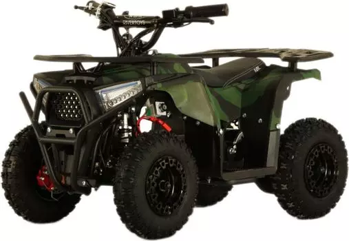 Детский электроквадроцикл RiverToys MIKA зеленый камуфляж