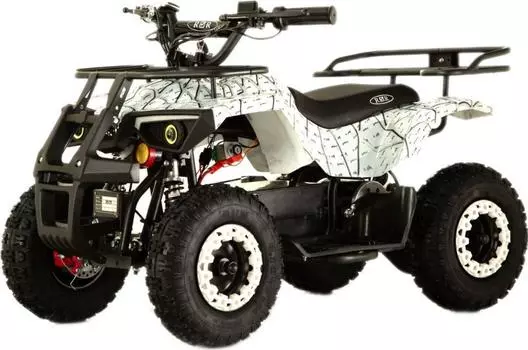 Детский электроквадроцикл RiverToys TIKI белый Spider