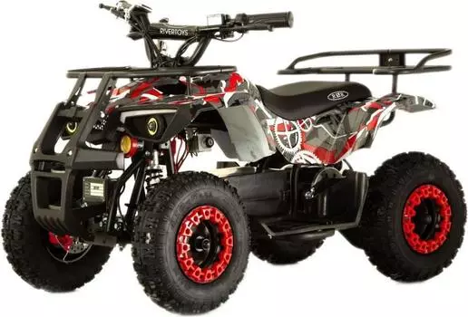 Детский электроквадроцикл RiverToys TIKI красный Special