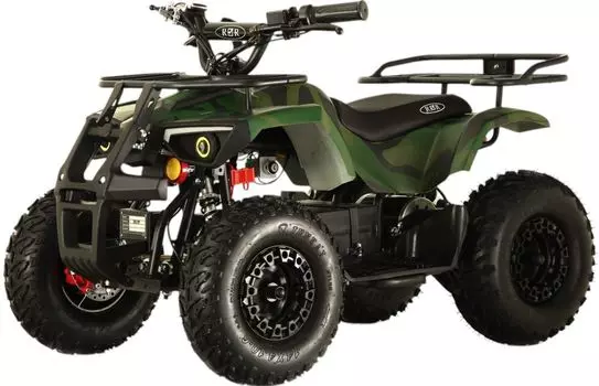 Детский электроквадроцикл RiverToys (TIKI-LUX-GREEN-CAMOUFLAGE) зеленый камуфляж