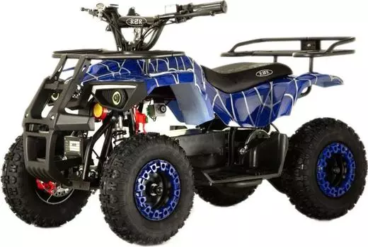 Детский электроквадроцикл RiverToys TIKI синий Spider