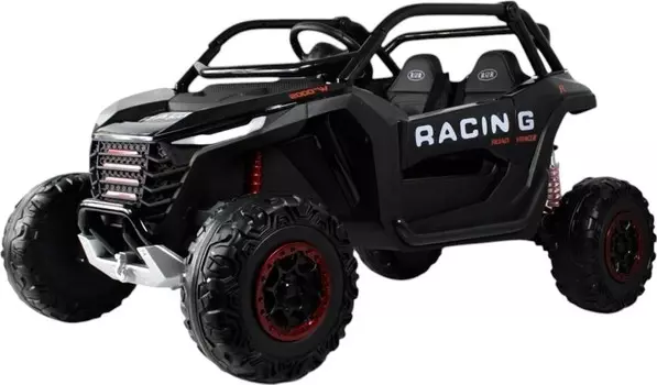 Детский электромобиль багги RiverToys (P777BP) (черный глянец)