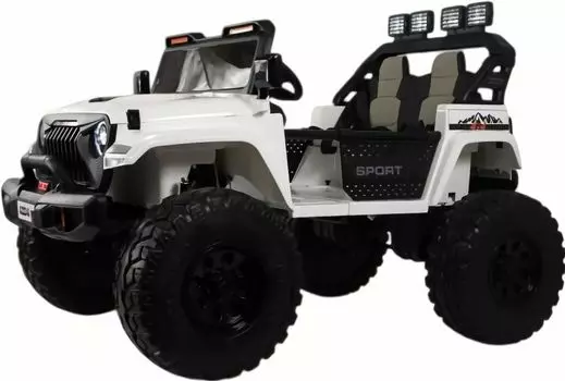 Детский электромобиль Jeep A222AA белый