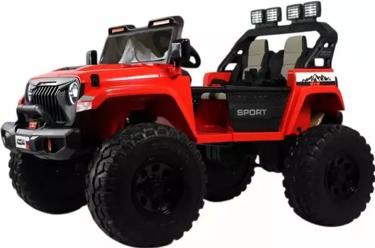 Детский электромобиль Jeep A222AA красный