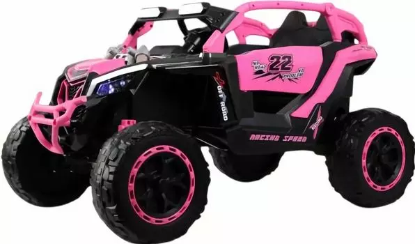 Детский электромобиль K707AM-A розовый