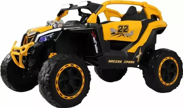 Детский электромобиль K707AM-A желтый